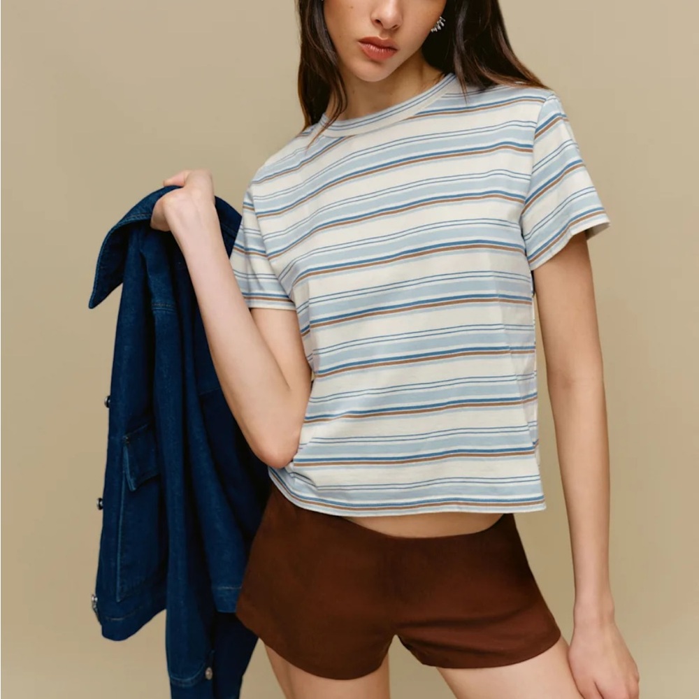 NWTS Reformation Rowan Crew Tee Ivory - Size M
NEVER WORN
